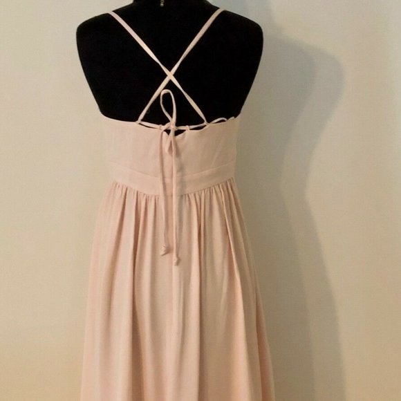 J.Crew Drapey Spaghetti Strap Dress Apricot - Picture 7 of 10